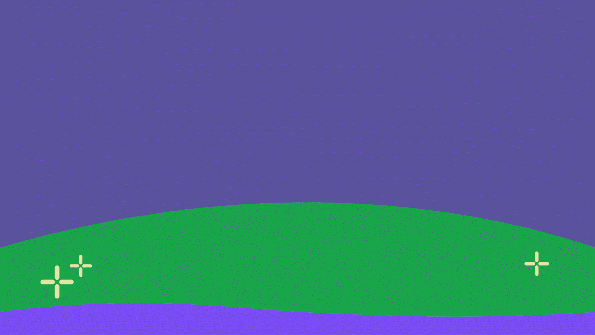 De zon van het refresh logo komt op en gaat weer onder, met watergolf onderaan.